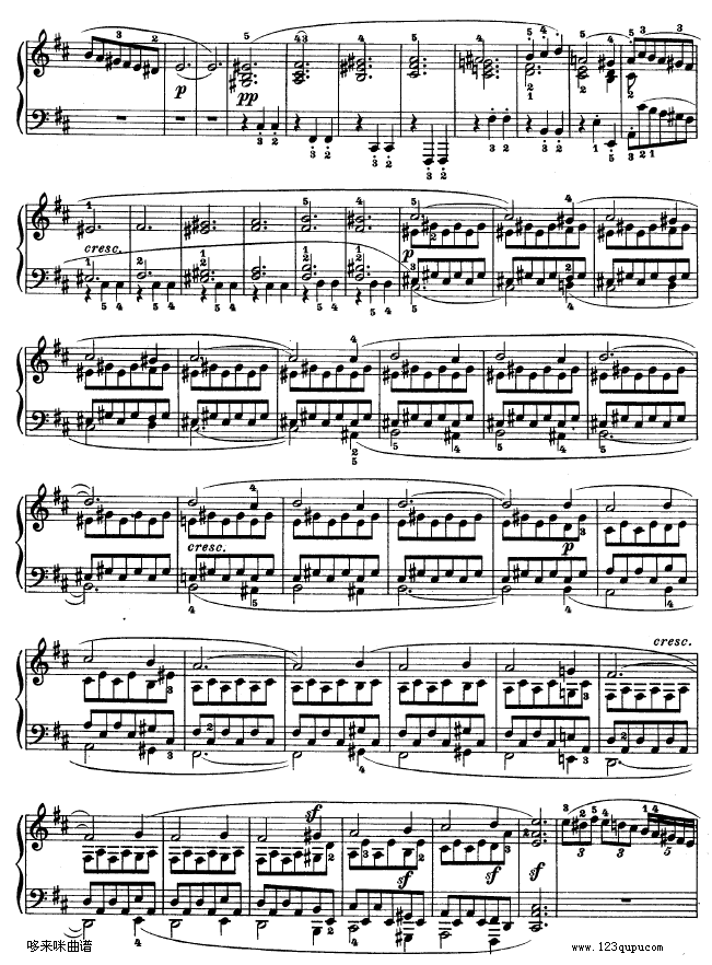 第十五钢琴奏鸣曲-（Op.28）-贝多芬2