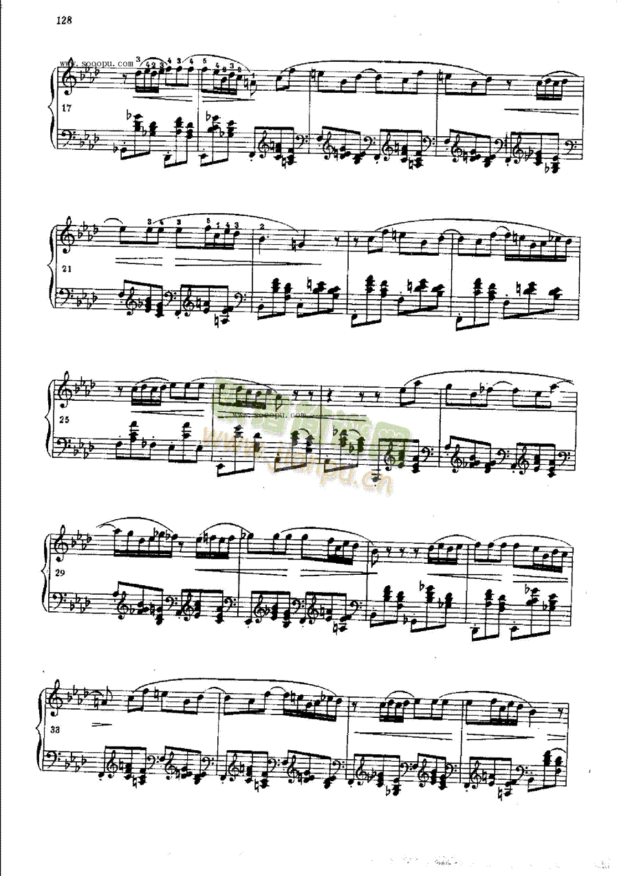 叙事曲OP.52 键盘类 钢琴2