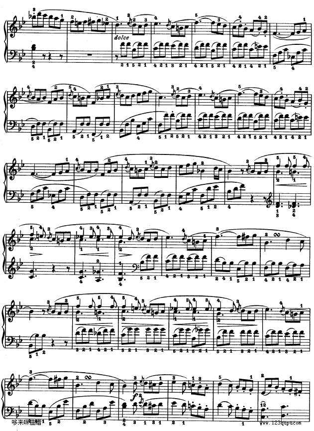 第十九钢琴奏鸣曲-（Op.49 No.1）-贝多芬5