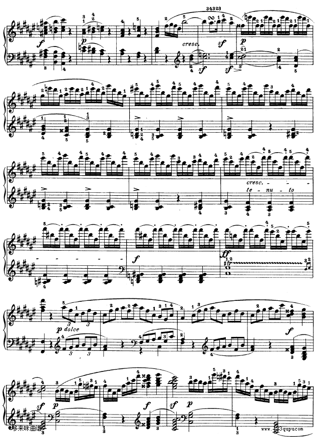 第二十四钢琴奏鸣曲-Op.78-贝多芬4