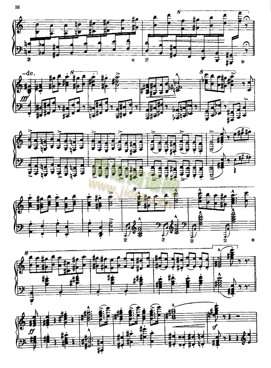 拉科齐进行曲 键盘类 钢琴9