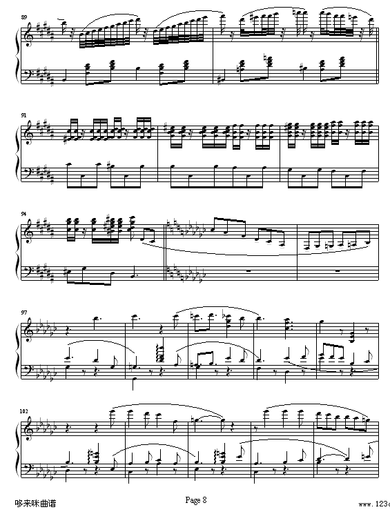 《天鹅湖组曲》之四-双人舞-柴科夫斯基8