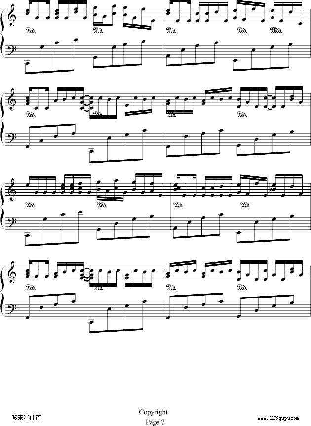 卡农-（情感100%）-帕赫贝尔-Pachelbel7