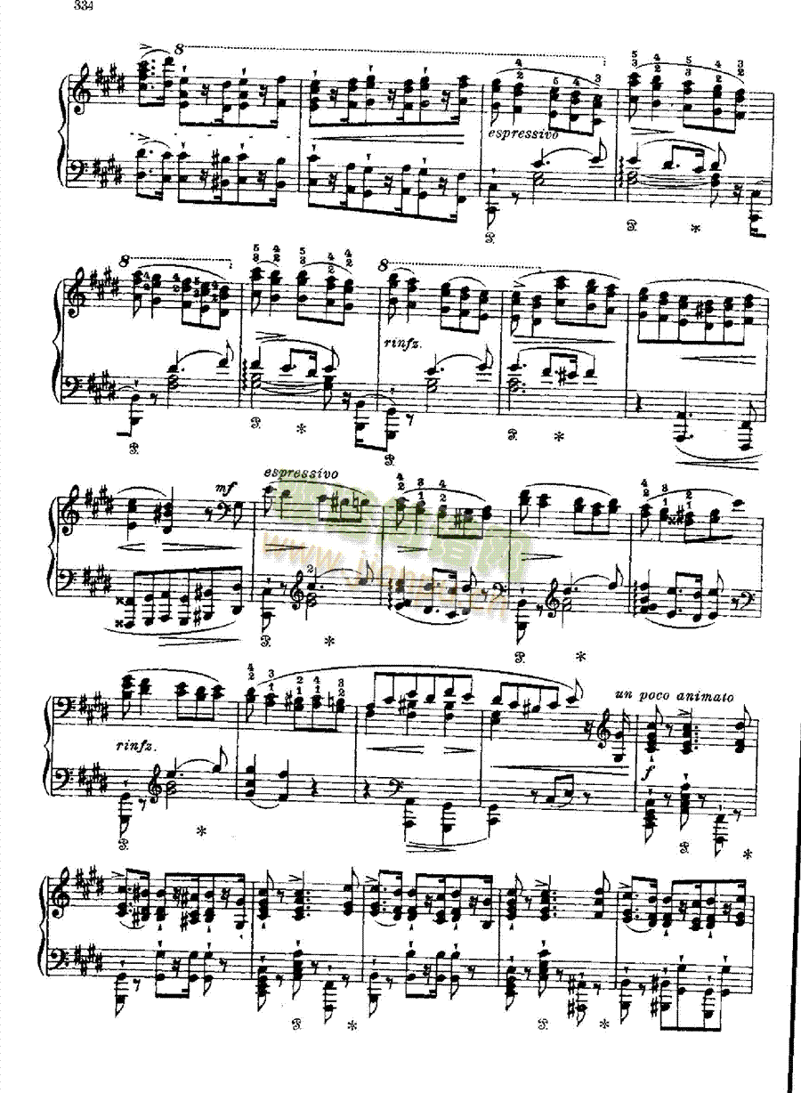 西班牙狂想曲 键盘类 钢琴4