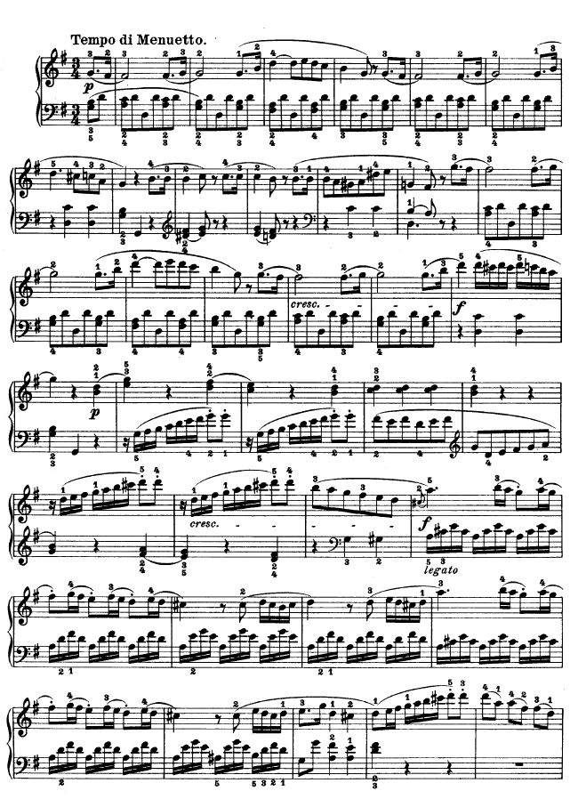 第二十钢琴奏鸣曲-Op.49 No.25