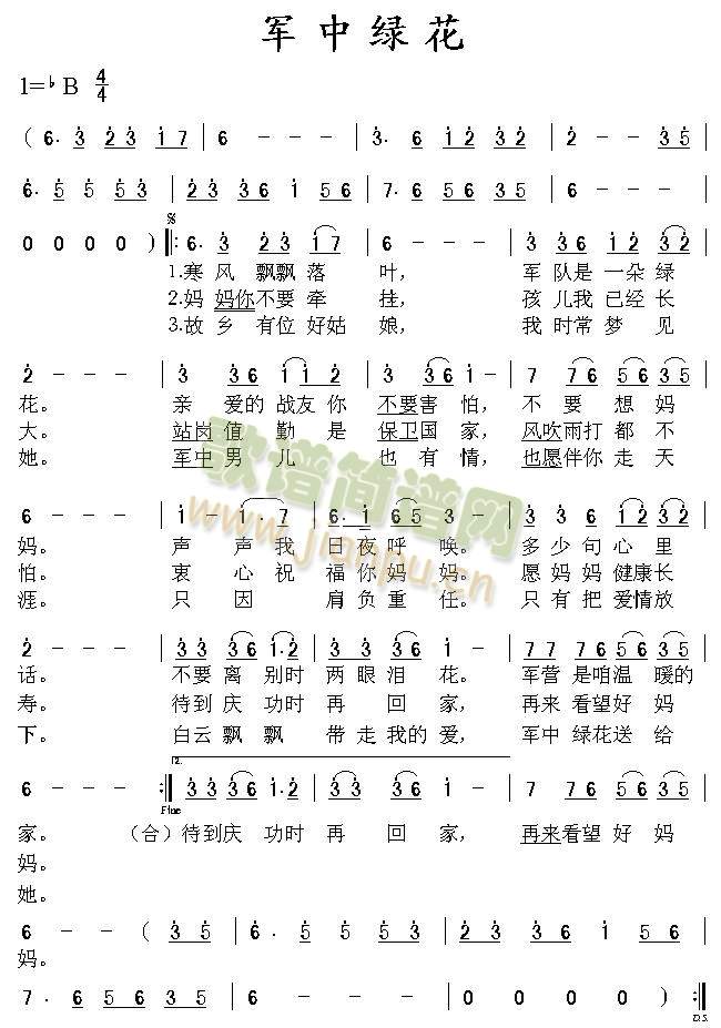 军中绿花1