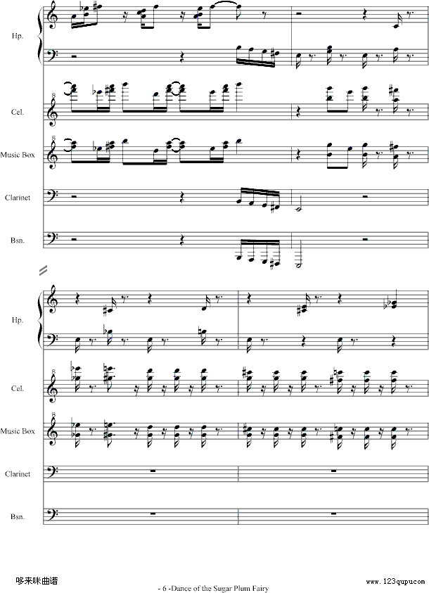 Dance of the Sugar Plum Fairy-柴科夫斯基6