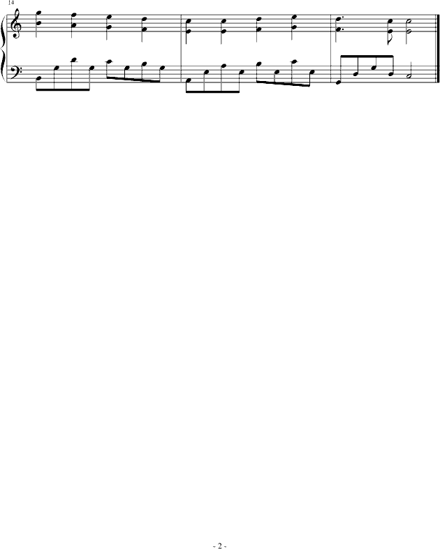 欢乐颂-(简易右手6度练习歌)2