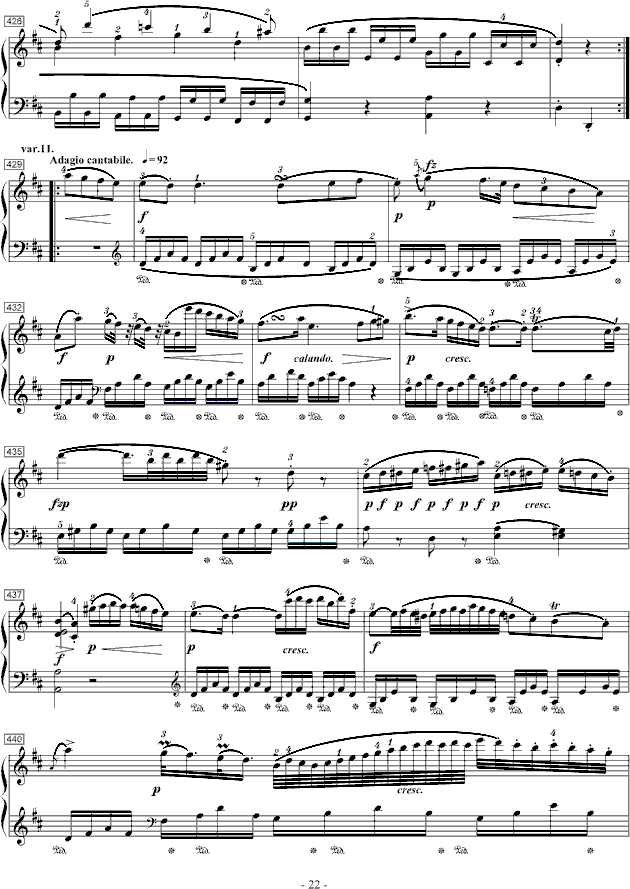 莫扎特D大调钢琴奏鸣曲K.28422