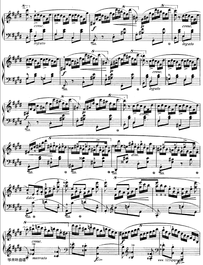 钢琴第一协奏曲 op.11-3-肖邦4