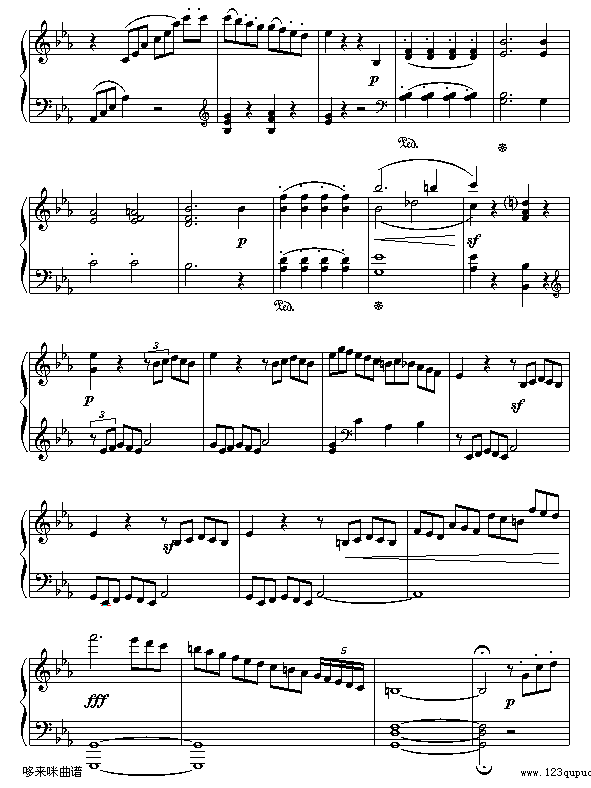 悲怆奏鸣曲第三乐章-贝多芬3