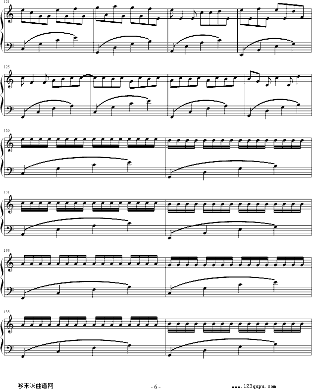 卡农-最简版-帕赫贝尔-Pachelbel6
