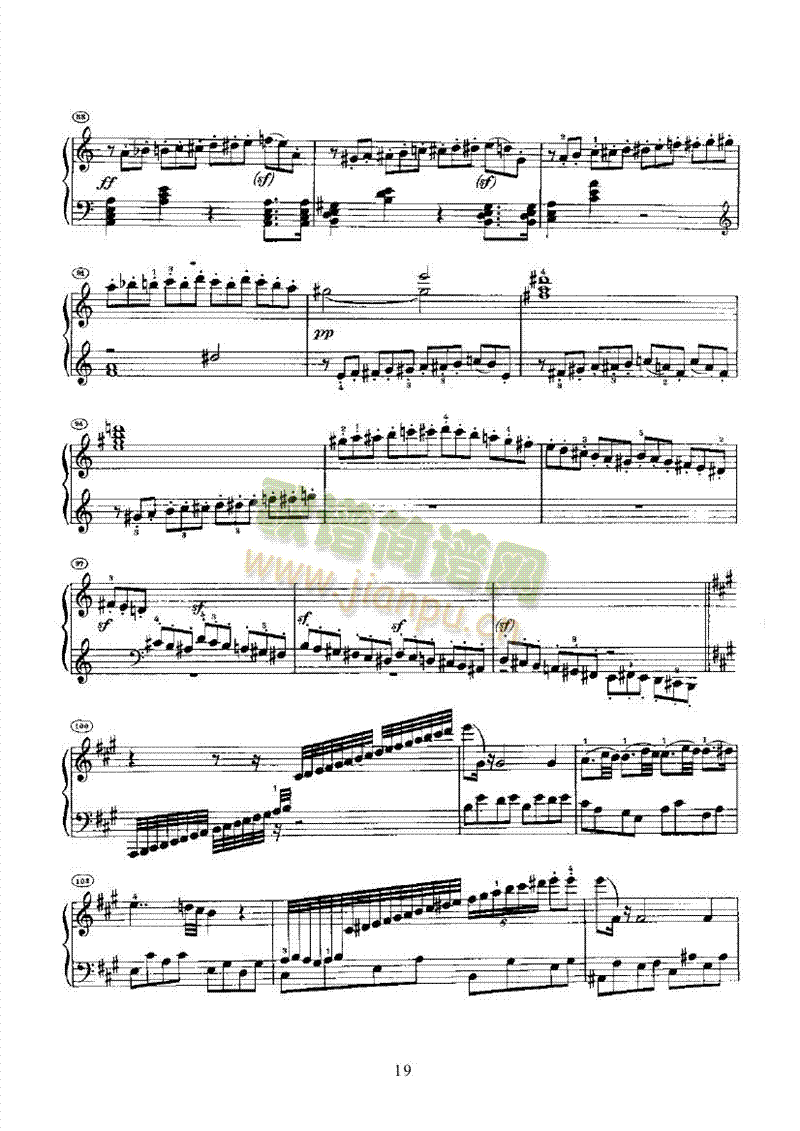 奏鸣曲(Opus2 Nr.2) 键盘类 钢琴19