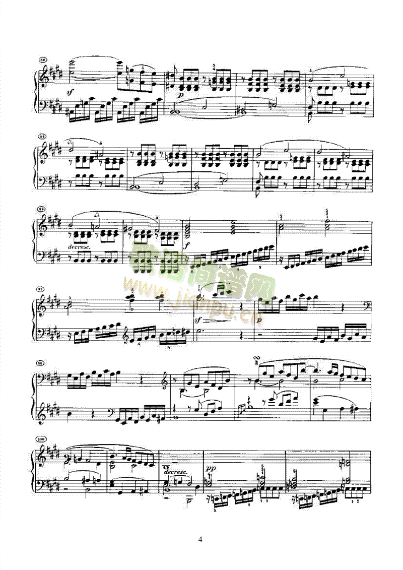 奏鸣曲(Opus14 Nr.1) 键盘类 钢琴4