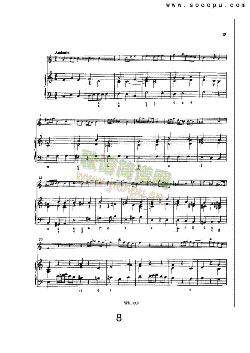 e小调第五奏鸣曲 管乐类 长笛8