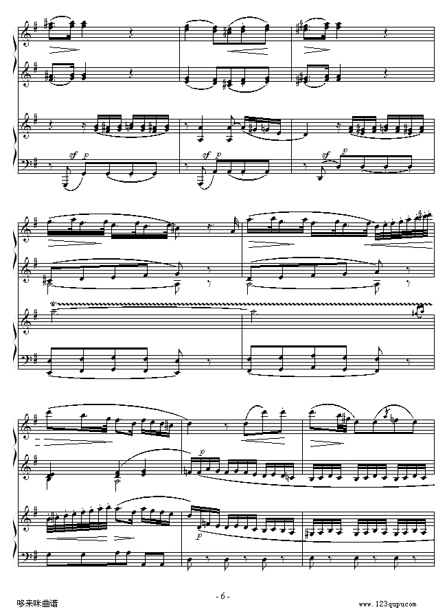 D大调双钢琴奏鸣曲第二乐章-莫扎特6