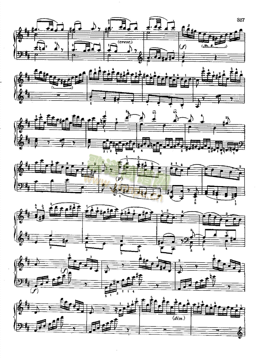 奏鸣曲Nr.576 键盘类 钢琴12