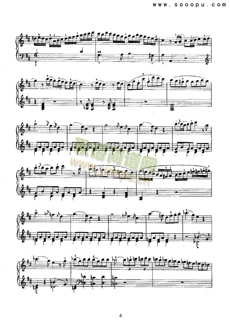 回旋曲 键盘类 钢琴4