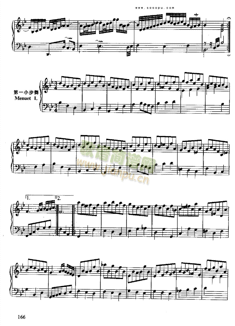 六首古组曲(德国组曲) 键盘类 钢琴9