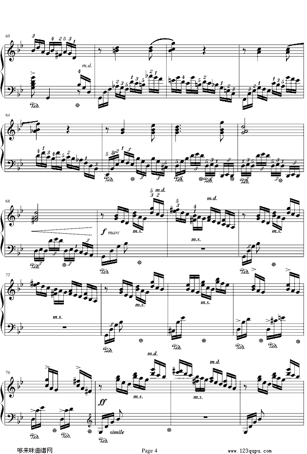练习曲Op.72 No.2-莫什科夫斯基4