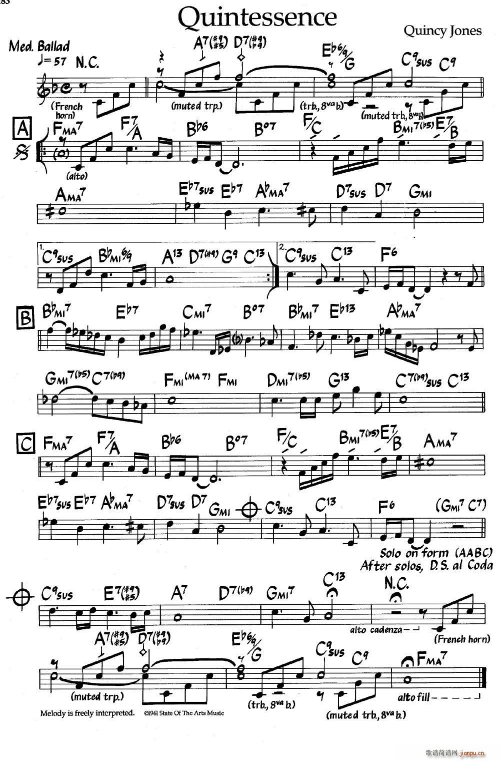 Quintessence（爵士钢琴曲）1