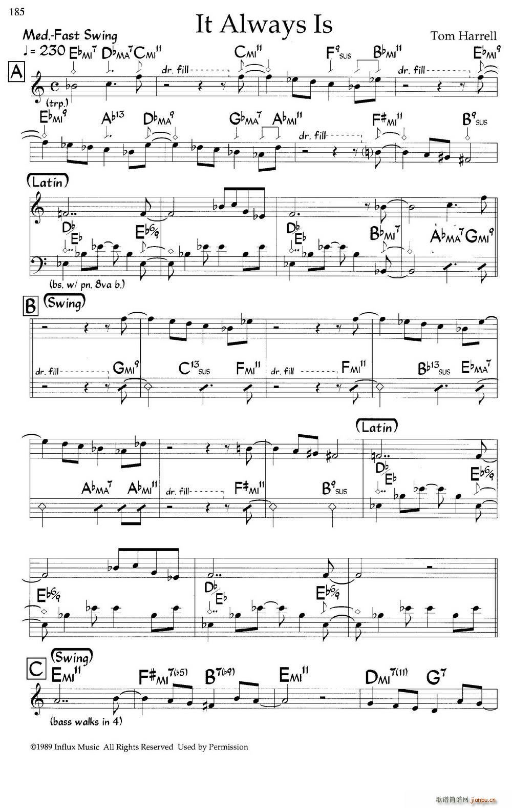 It Always Is（爵士钢琴曲）1