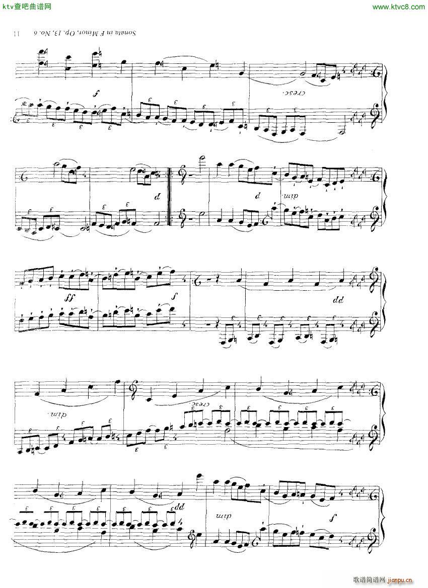 Clementi 13 6 Sonata Fminor 1 23
