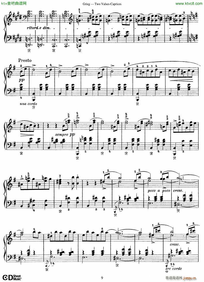Grieg Two Valses Caprices9