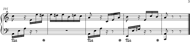 致爱丽丝 原版-钢琴谱(钢琴曲)-贝多芬-beethoven3