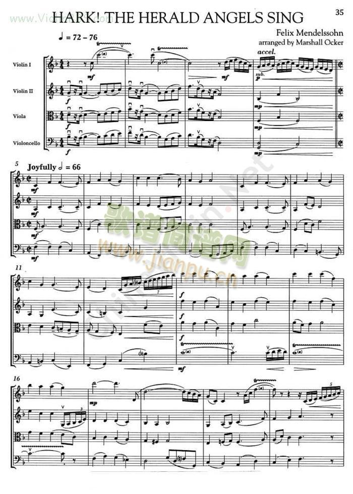 【四重奏】Hark!The Herald Angels Sing1