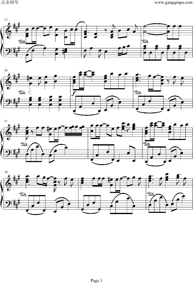 滨崎步-carols-钢琴谱(钢琴曲)-滨崎步3