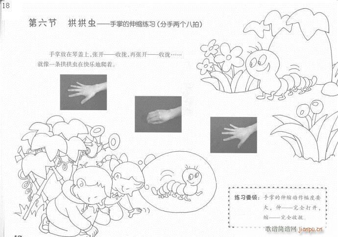 儿童钢琴入门教程  手指训练操1-2018