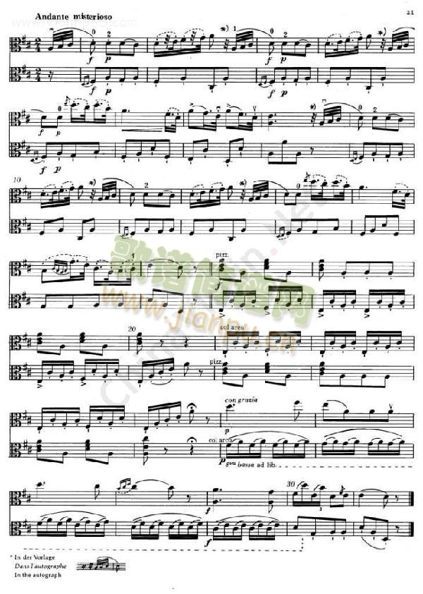 BRUNI《Sonata II.》( I.) 【I. II.中提琴】8
