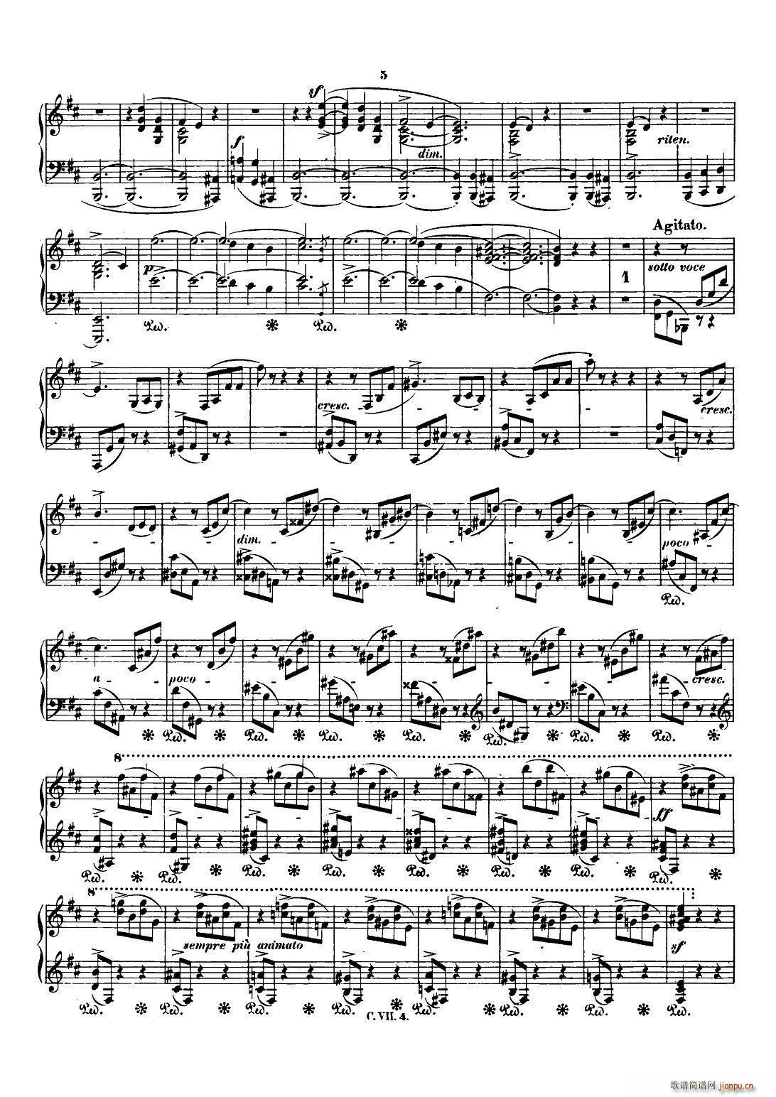 肖邦 钢琴谐谑曲 Chopin Scherzo（No 1 b小调 Op 20）4