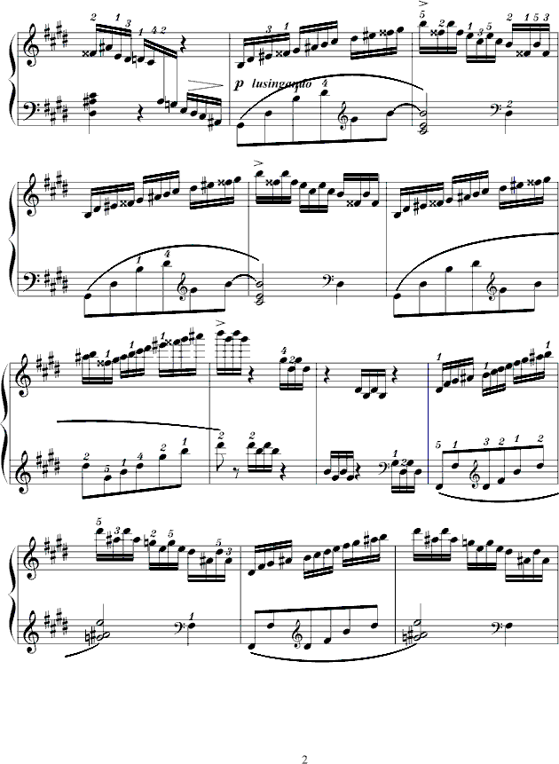 练习曲Op.72 No.1-钢琴谱(钢琴曲)-莫什科夫斯基-Moszkowski2
