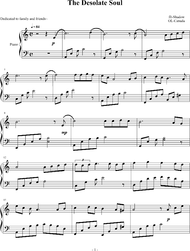 The Desolate Soul_曲影1