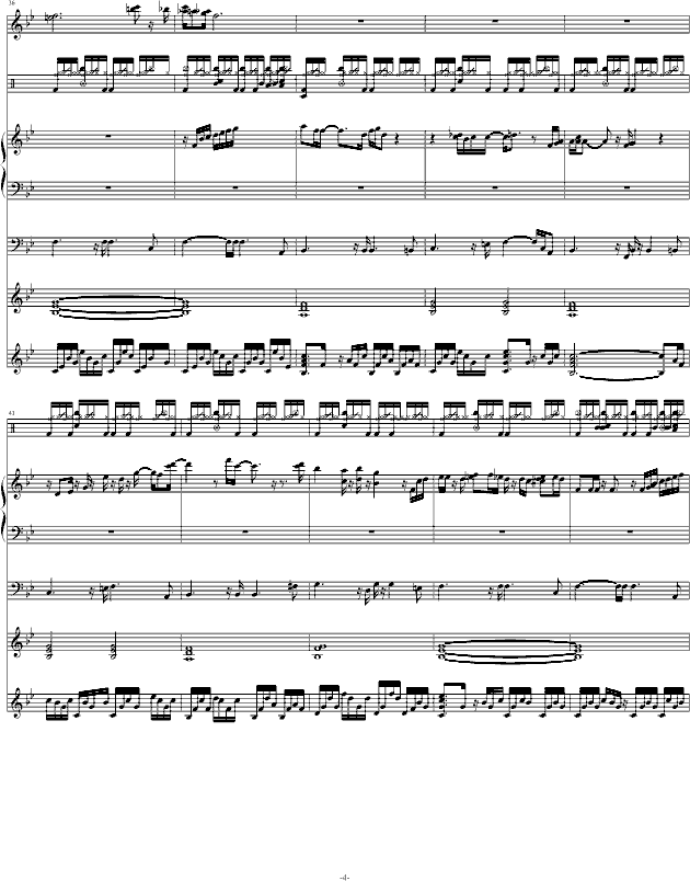 Quite Quite-钢琴谱(钢琴曲)-swenl4