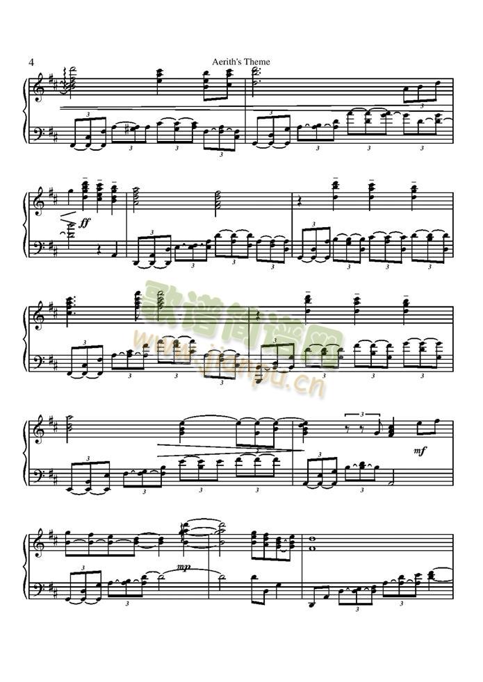 Aerith is Theme Piano Version4