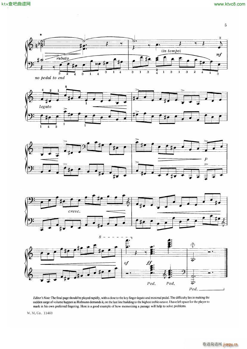 HOFMANN Prelude op30 no24