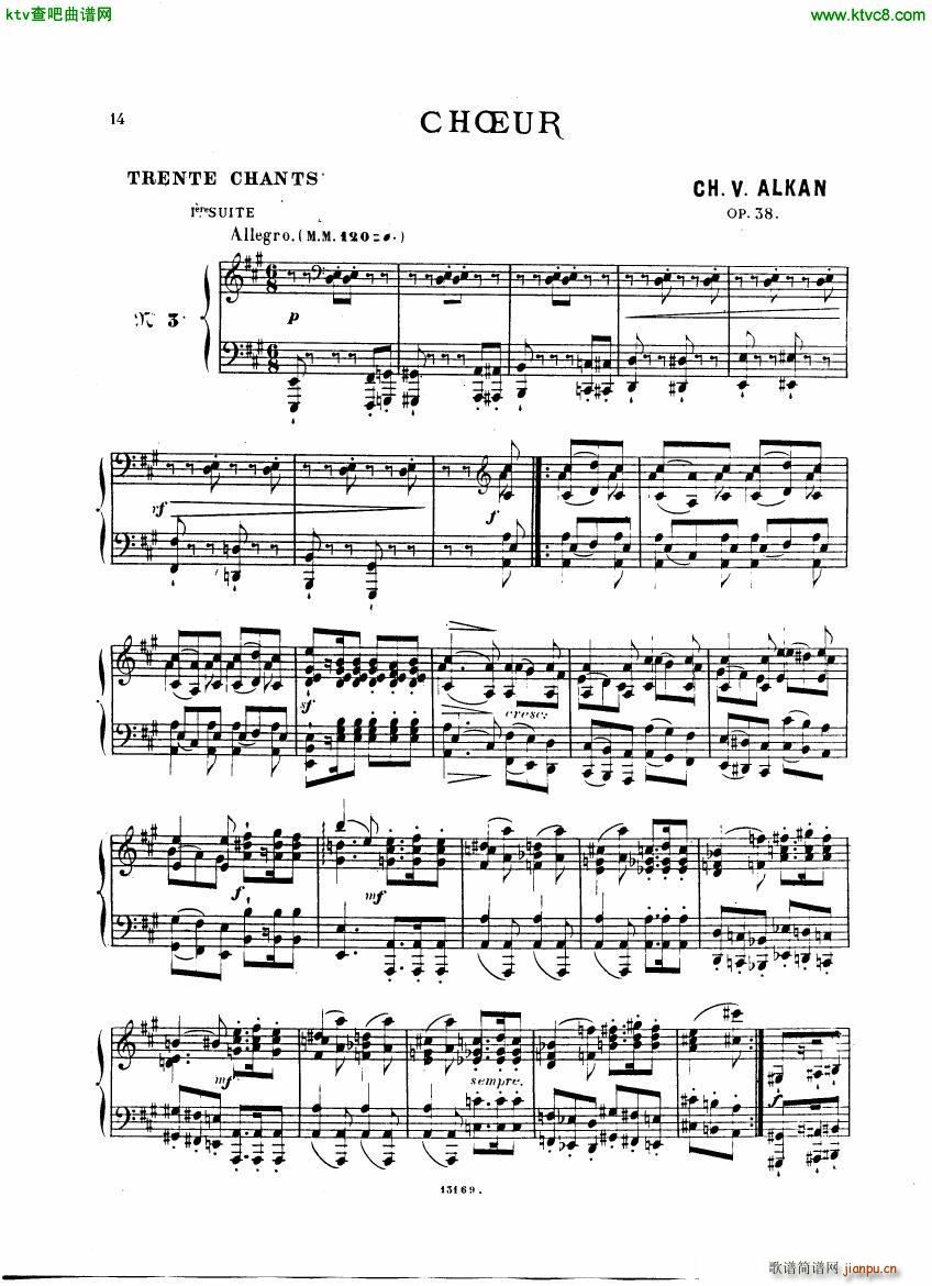 Alkan op 38 Trente Chants14