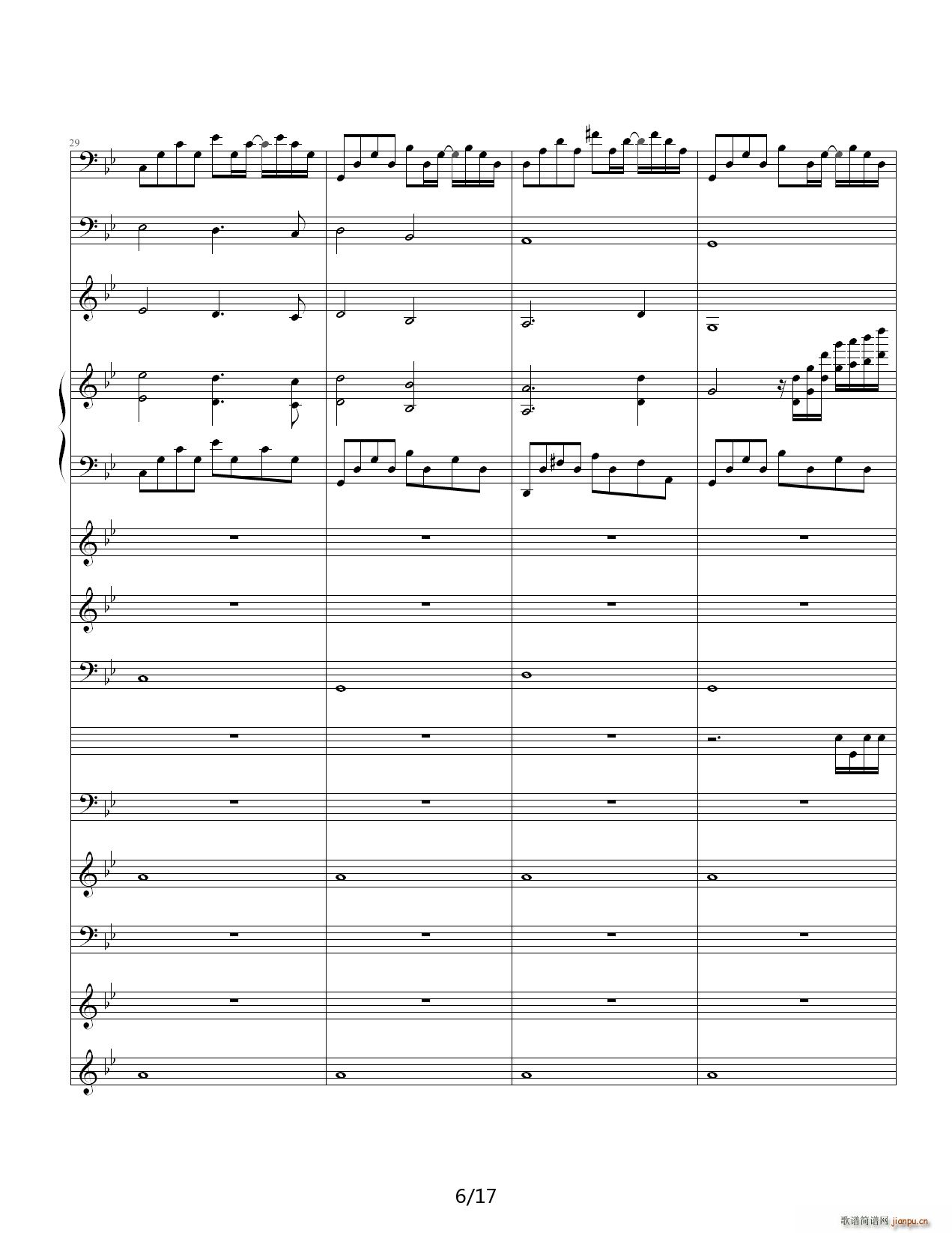 悲伤奏鸣曲 降B调6