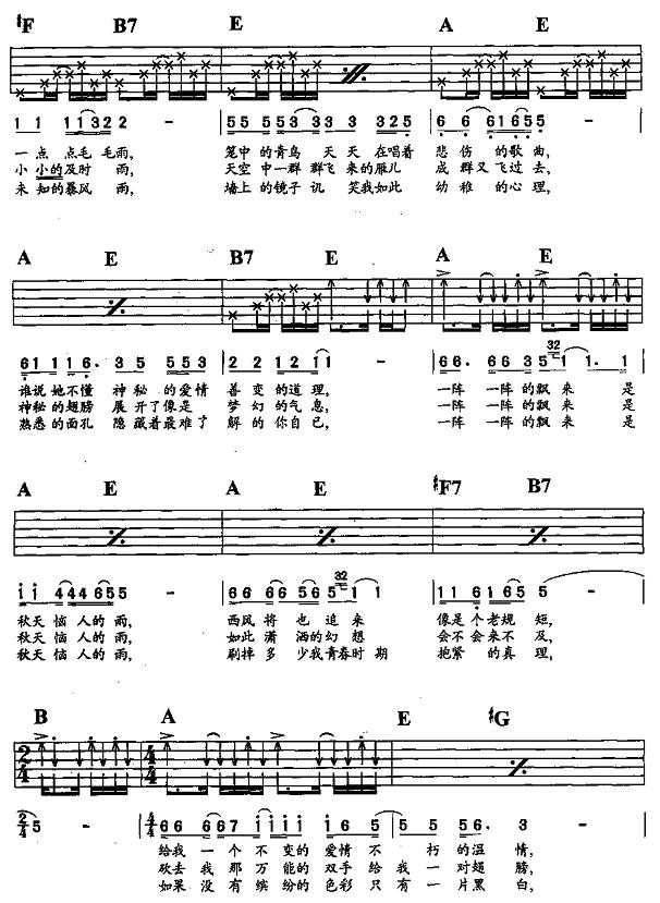 我所不能了解的事（吉他弹唱）2