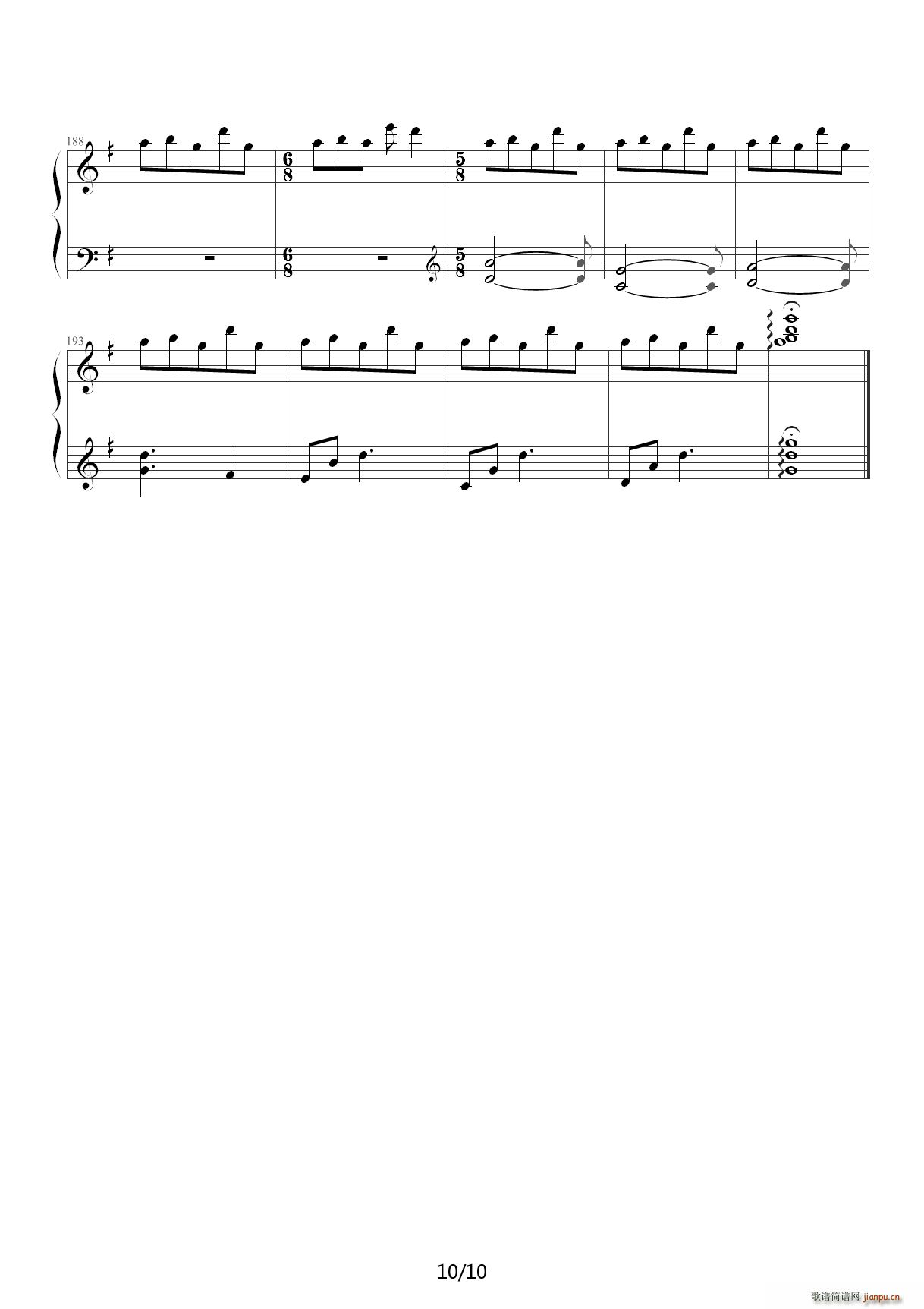 [CLANNAD]rを刻むh G调10