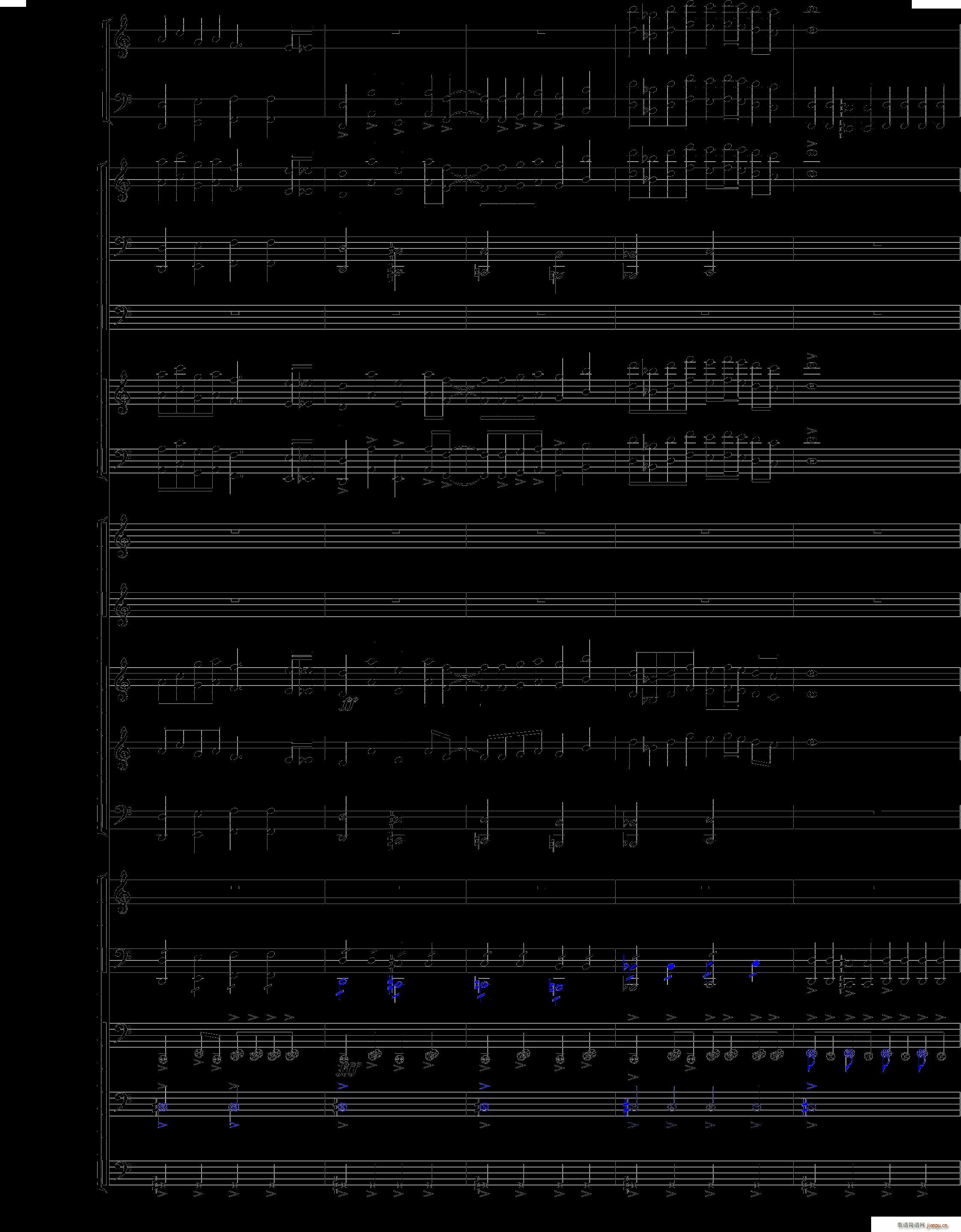 当管弦乐队遇上疯狂爵士鼓手震撼总谱23