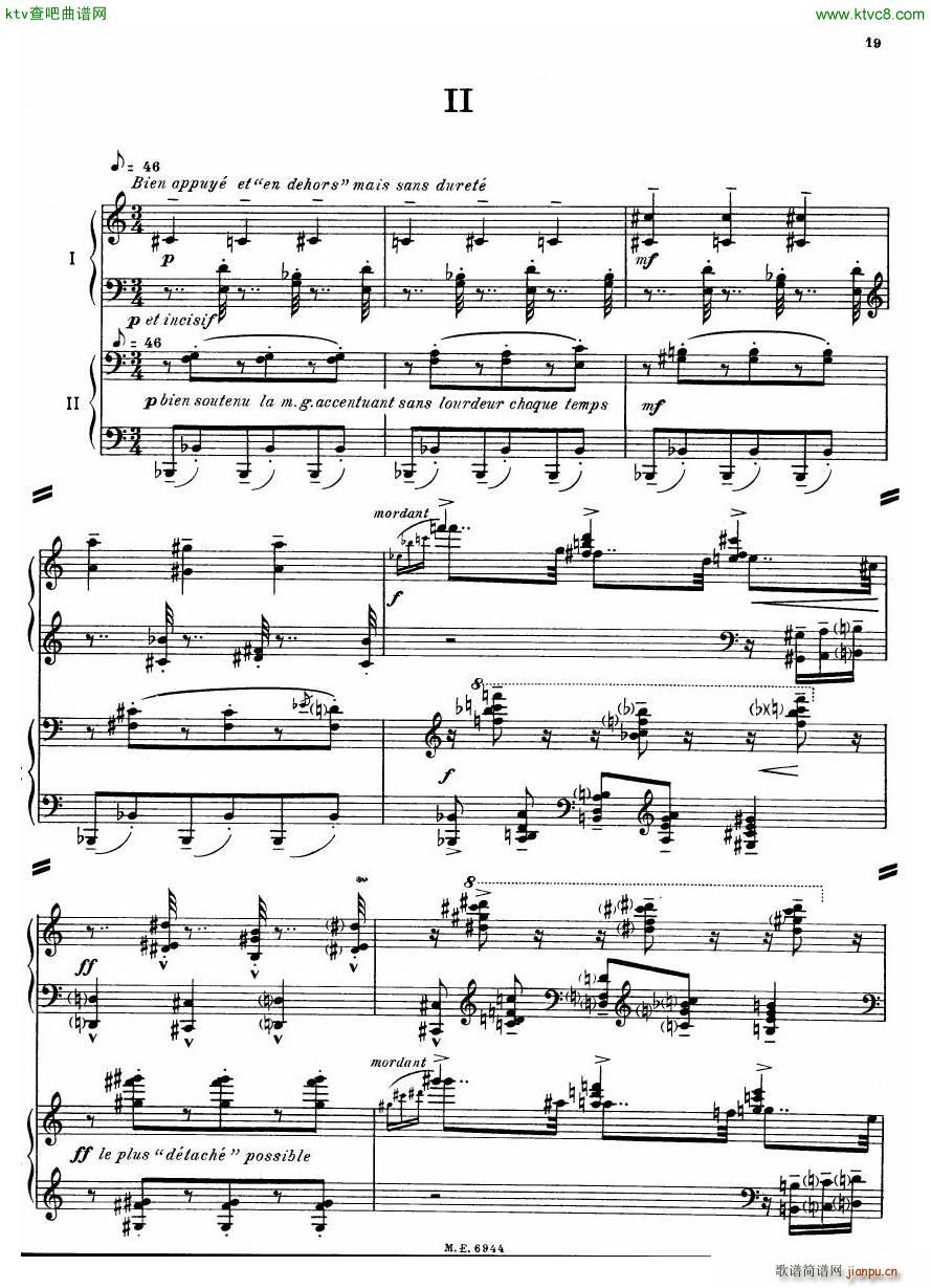 Auric Partita for two pianos19