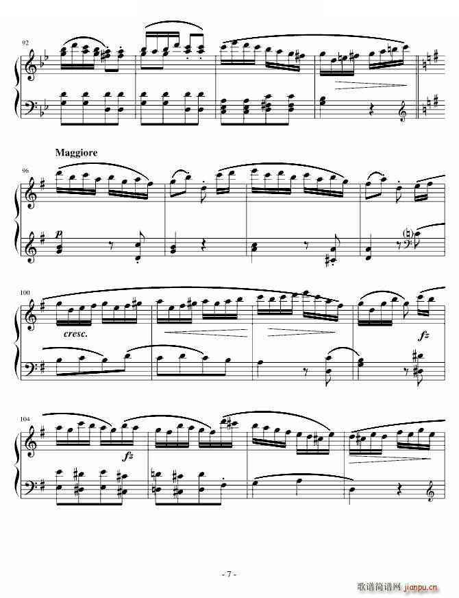 吉普赛回旋曲_海顿7