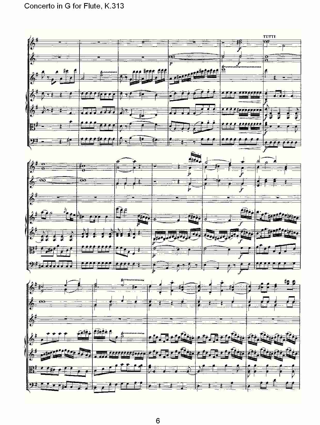 G调长笛协奏曲, K.313（二）1