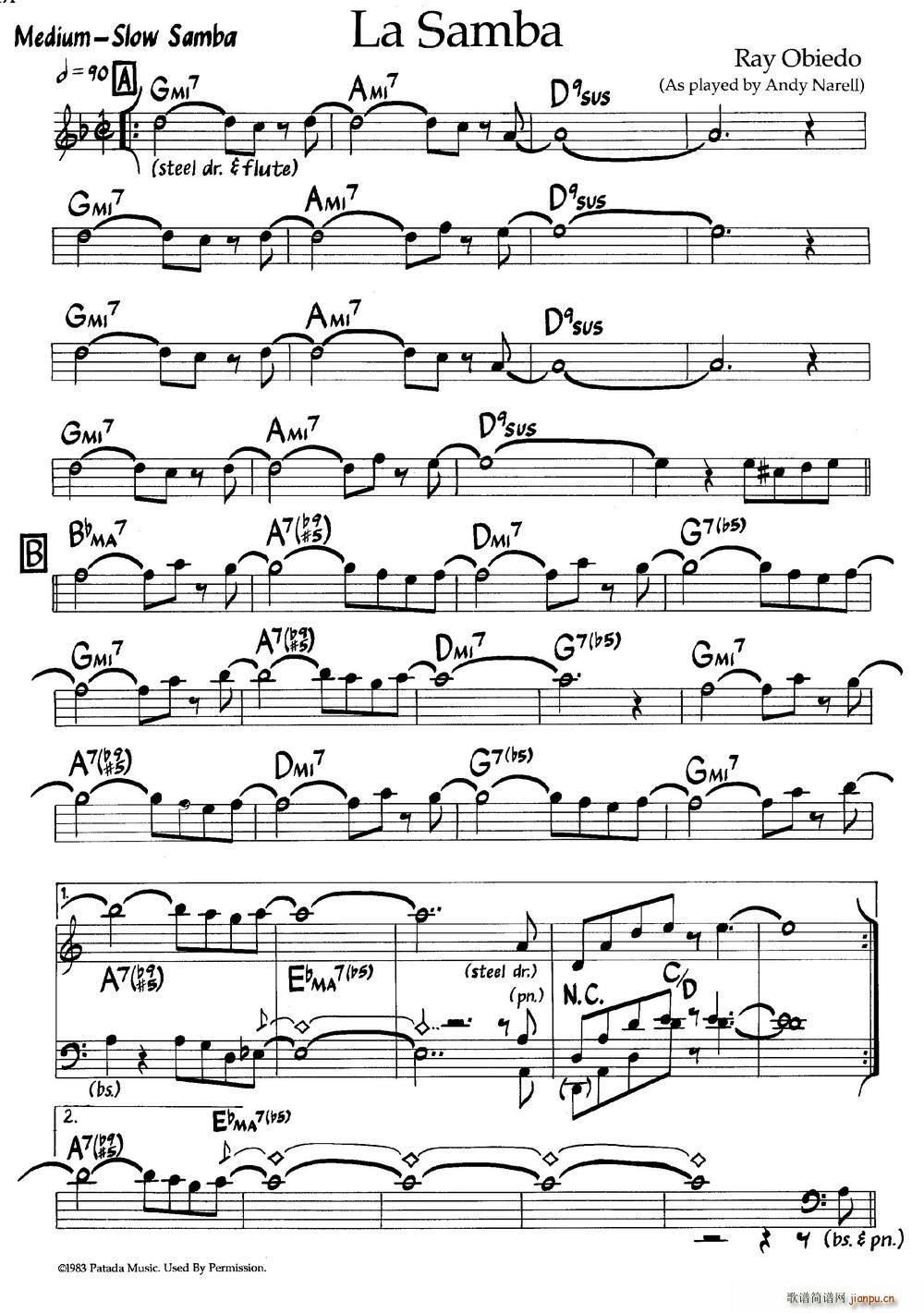 La Samba（爵士钢琴曲）1