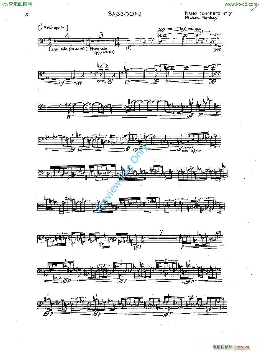 Finnissy Piano Concerto No 726