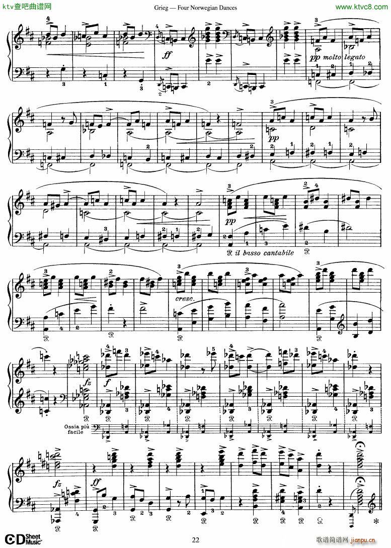 Grieg Four Norwegian Dances22